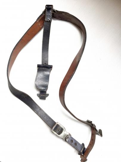 Luftwaffe Leather Combat Y-Straps