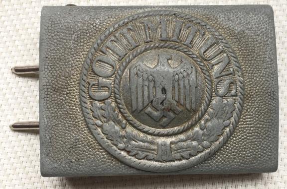 WH (Heer) Zinc Belt Buckle