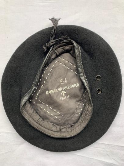 British Black Tank Crew Beret 1944