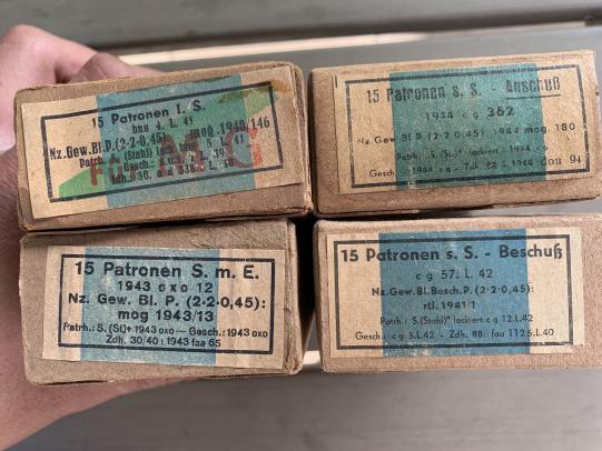 German WW2 K98 Ammunition boxes
