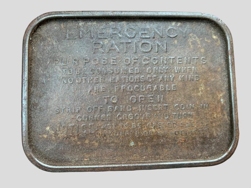 British Emergency Ration Tin
