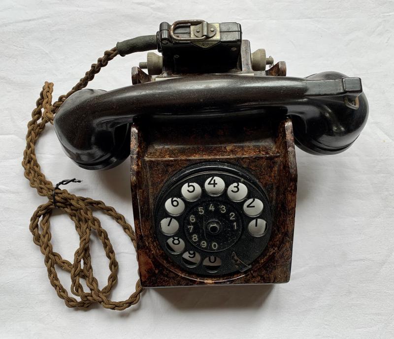 German WW2 Bakelite Desk Rotary Telephone -1940-