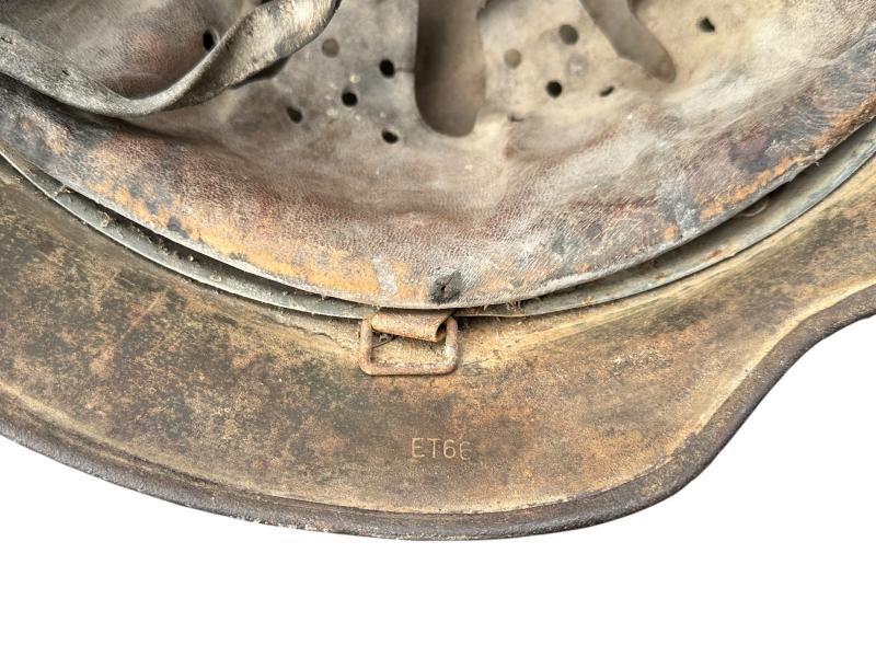 Waffen-SS M40 Ex Single Decal Helmet