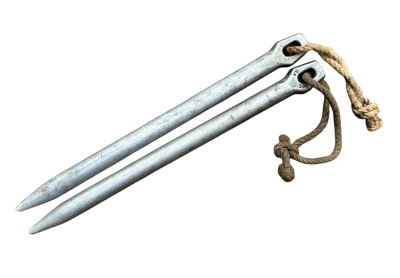 2x Tent Pegs marked 'GA 39'