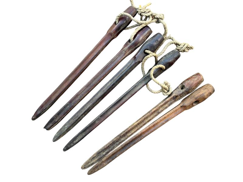6x Bakelite Tent Pegs