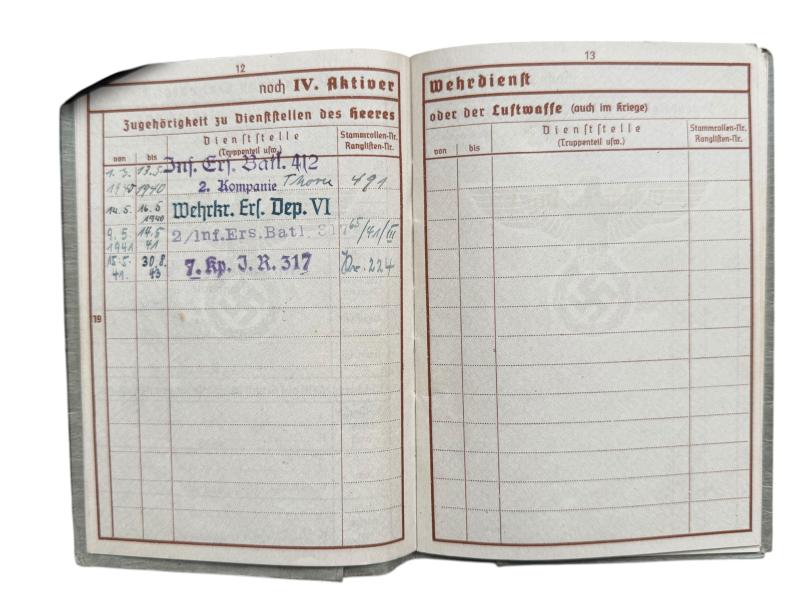 Grouping - Feldwebel Heinrich Kurlbaum