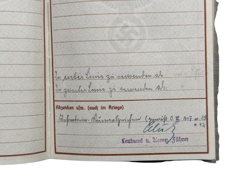 Grouping - Feldwebel Heinrich Kurlbaum