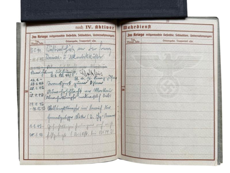 Grouping - Feldwebel Heinrich Kurlbaum