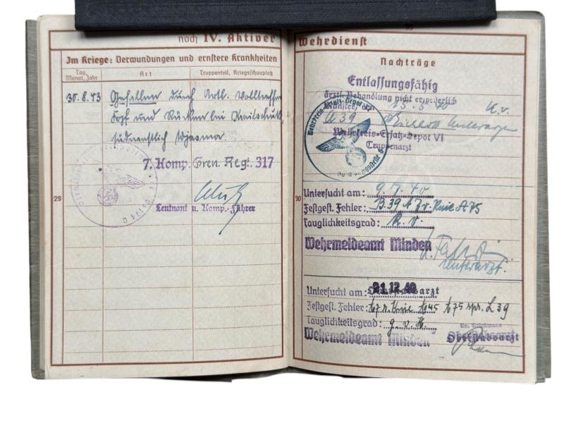 Grouping - Feldwebel Heinrich Kurlbaum