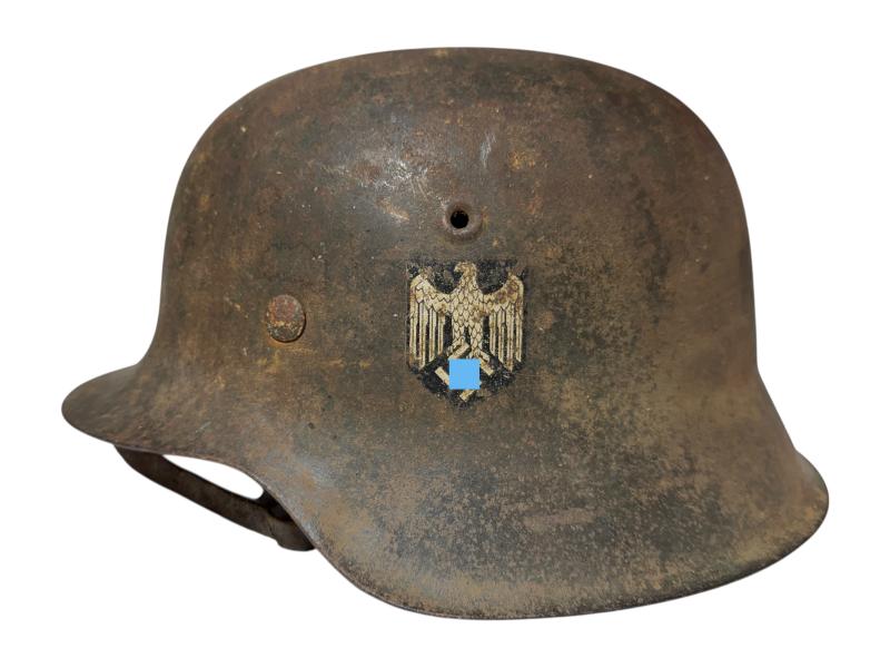 WH M42 Single Decal Helmet